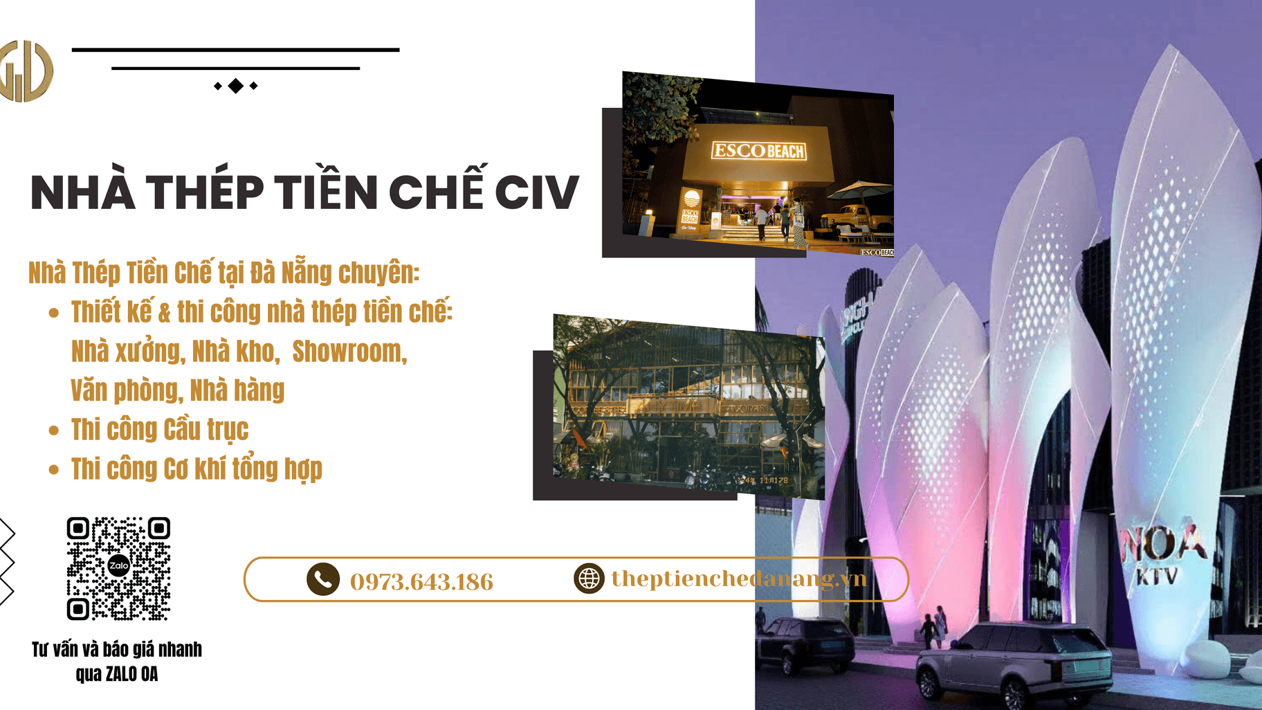 Nhà Thép Tiền Chế CIV